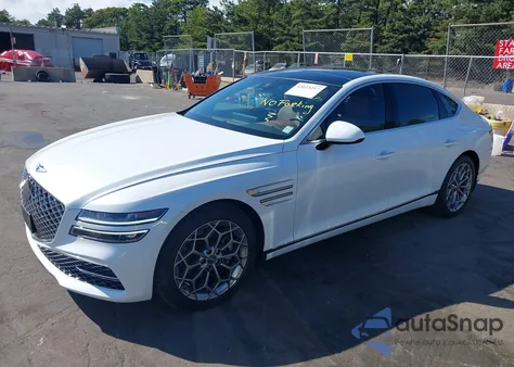 2023 Genesis G80 2.5T Awd из США, поврежденный, VIN KMTGB4SCXPU191941